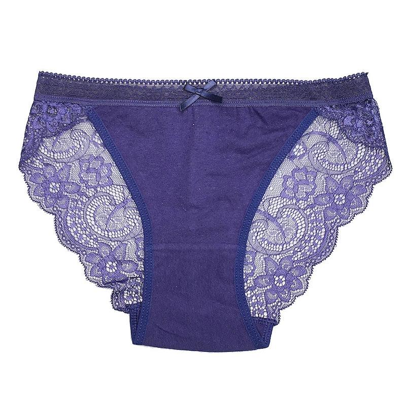 Cotton 6 Pieces Low Rise Lace Underwear-Comfy Women Underwear