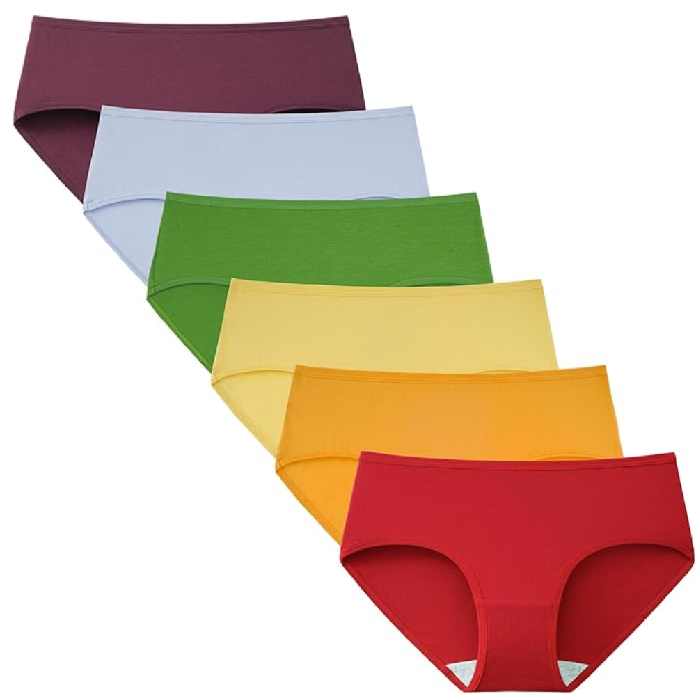 Pack Of 6 Hipster Panties Regular And Plus Size For Women