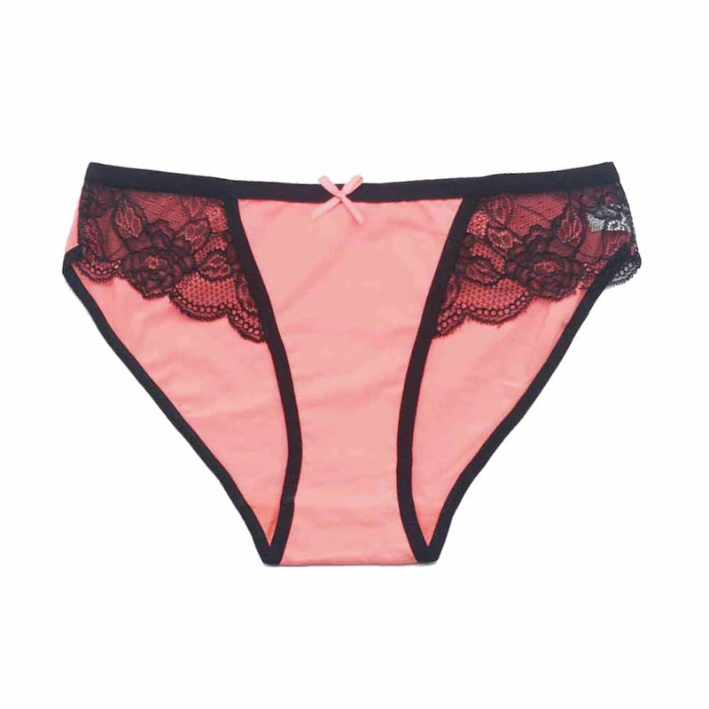 6 Pieces Semi Mesh Style Underpants Set-Comfy Women Underwear