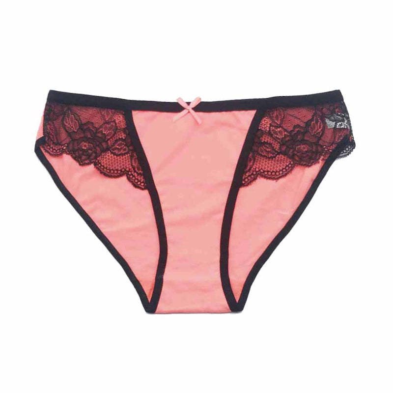 6 Pieces Semi Mesh Style Underpants Set-Comfy Women Underwear