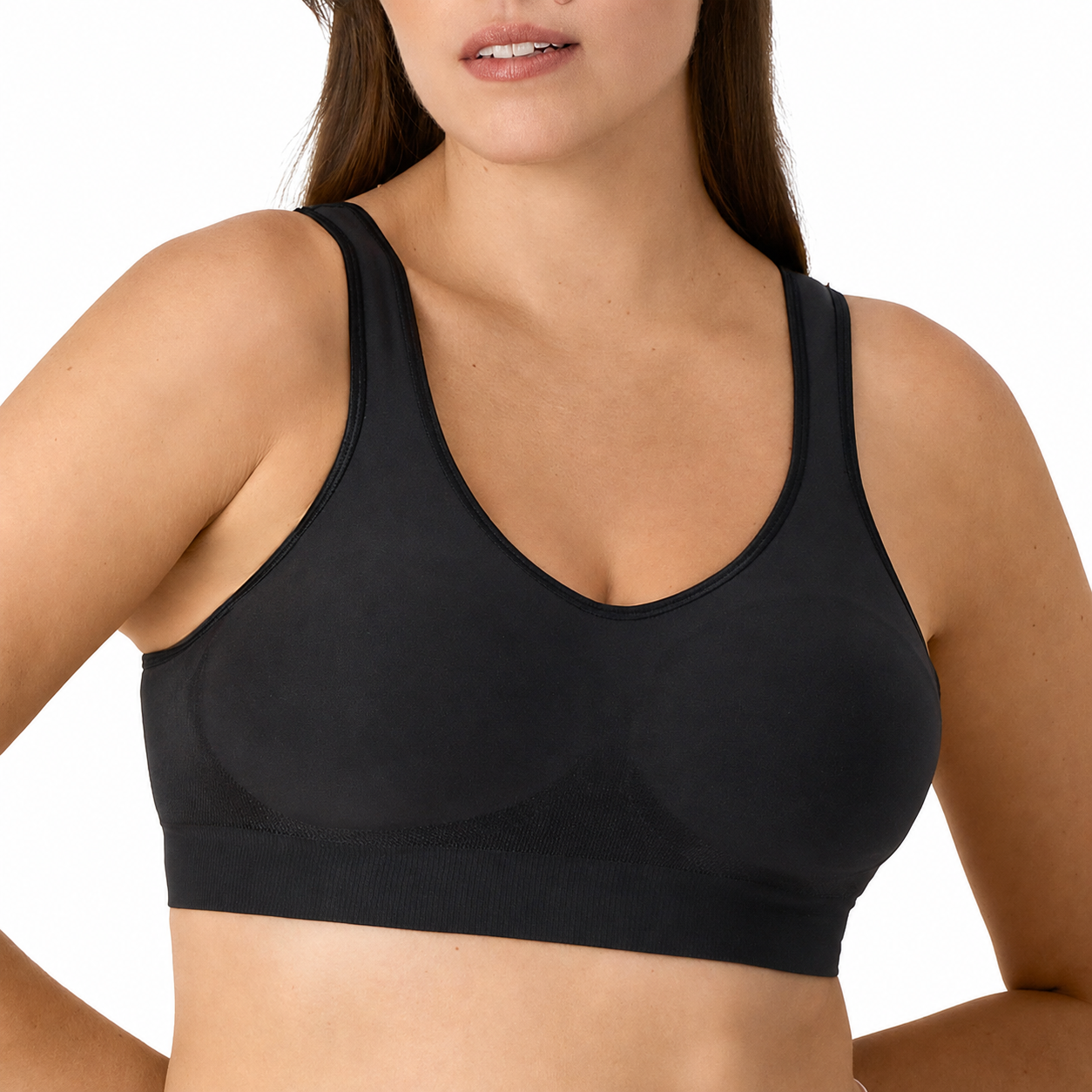 Adjustable And Supportive Wireless Bra For Women
