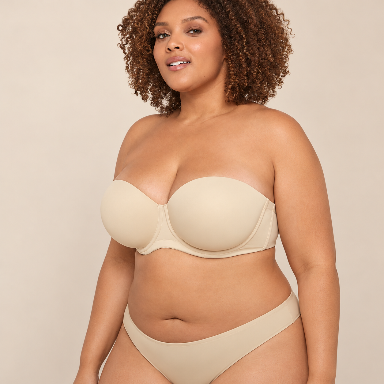 High Support Strapless Push Up Bra For Women