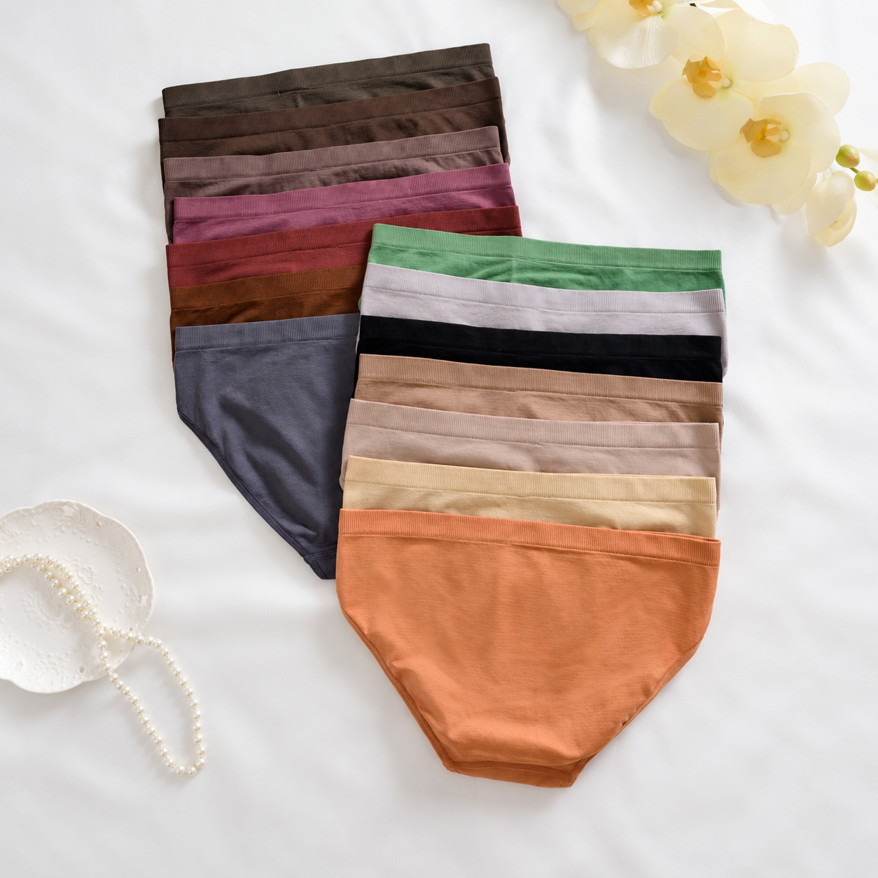 Pack Of 14 Seamless Comfortable Casual Briefs