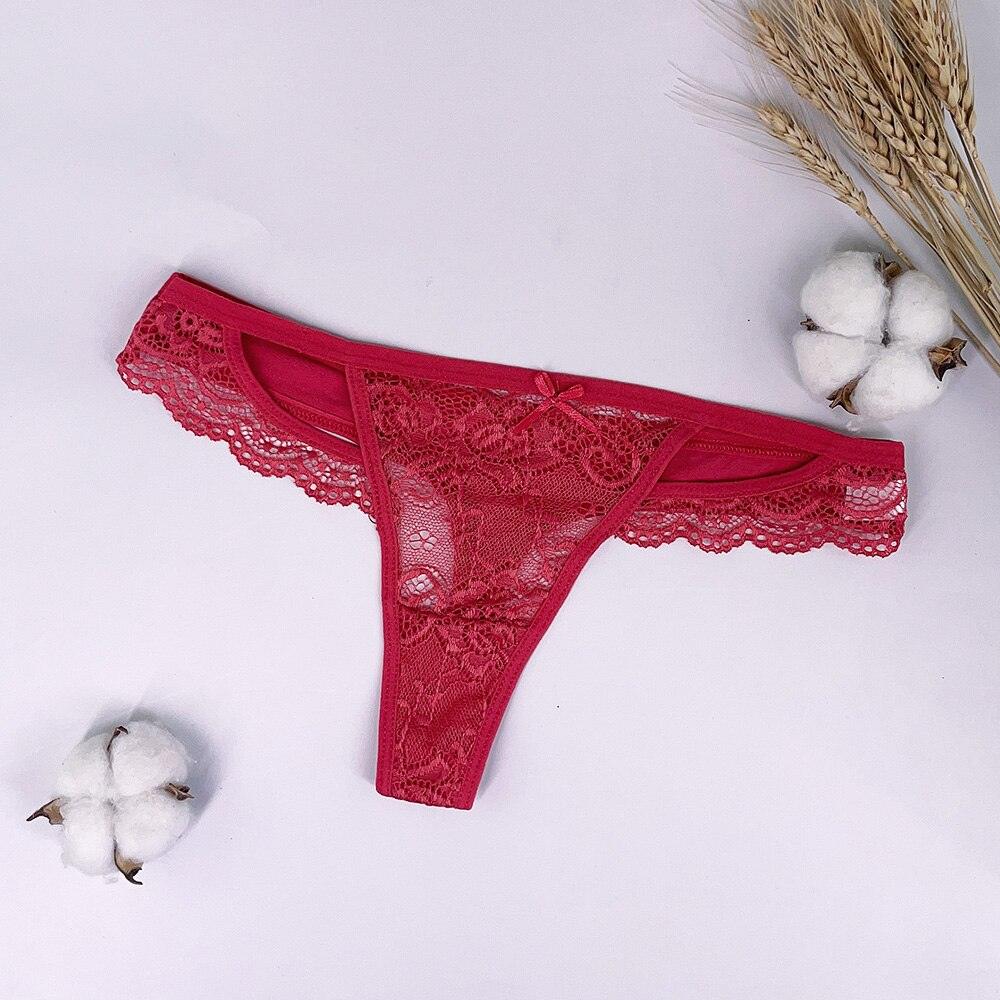 Women Low Lace G String Underpants-Comfy Women Underwear