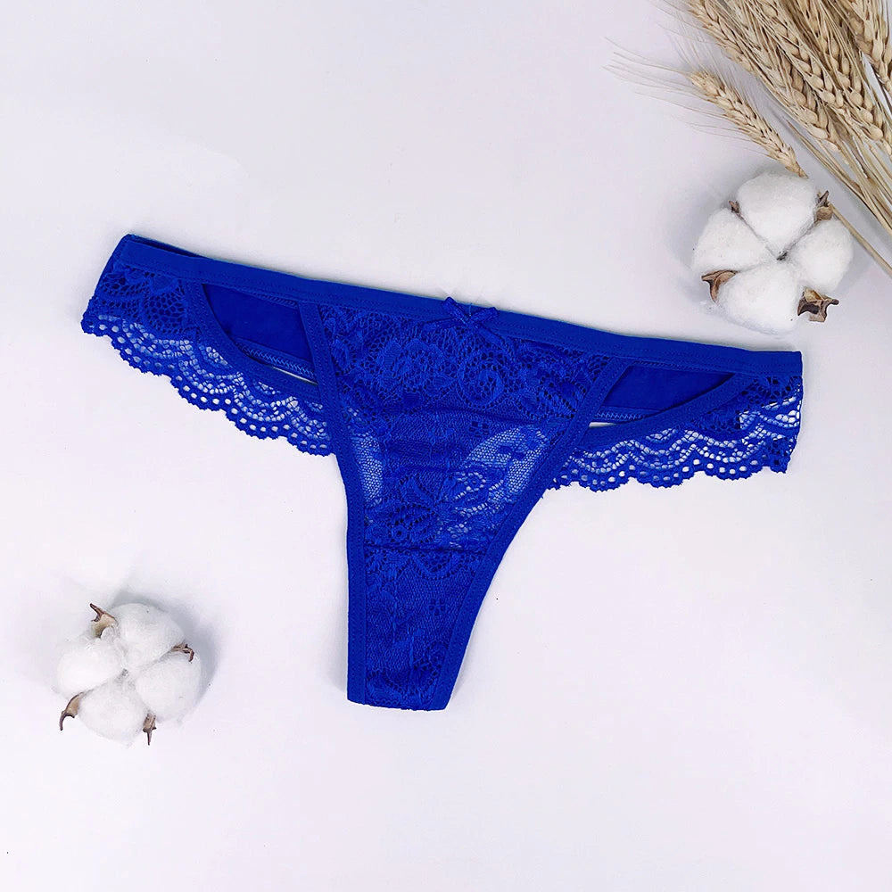 Women Low Lace G String Underpants-Comfy Women Underwear