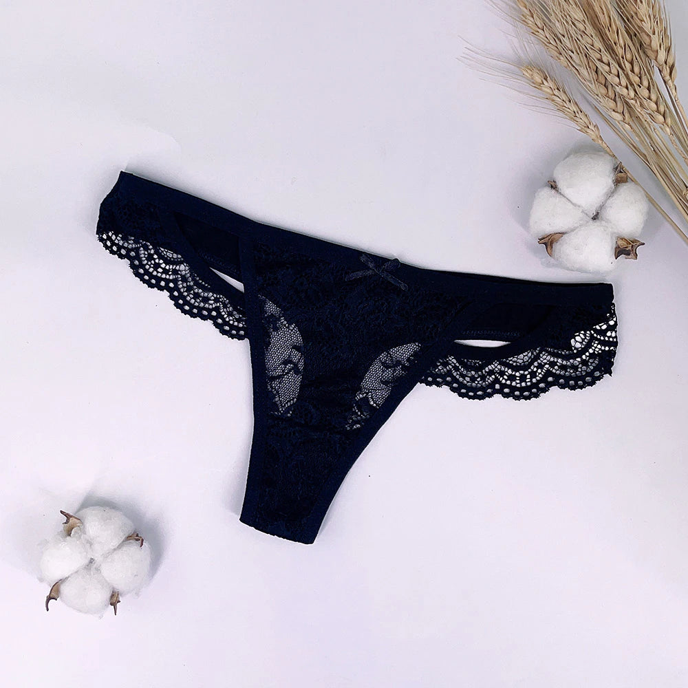 Women Low Lace G String Underpants-Comfy Women Underwear