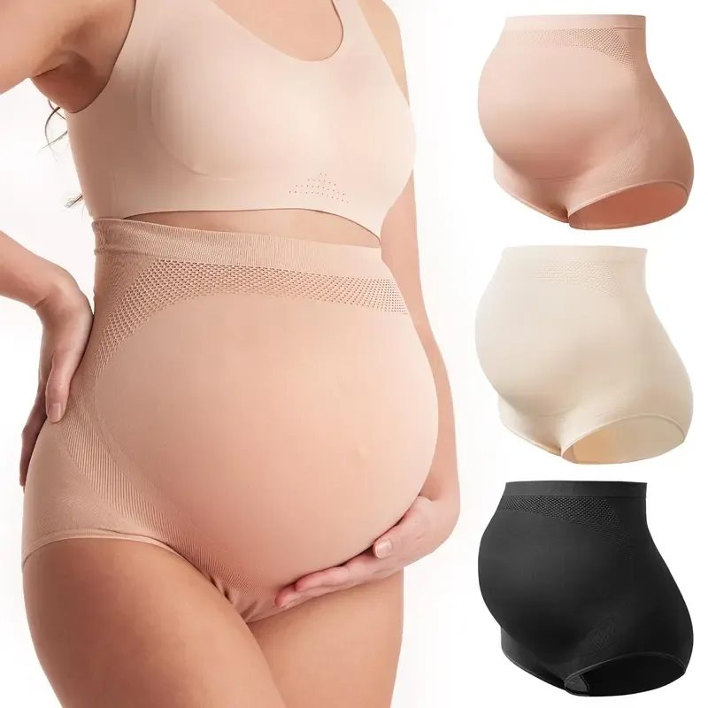 3 Pieces Maternity High Waist Underwear 
