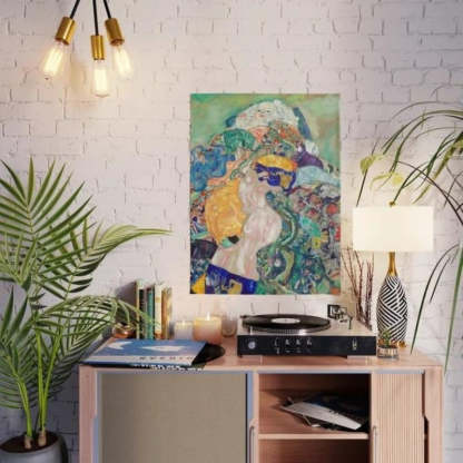 Abstract Baby Cradle - Canvas Wall Art Painting