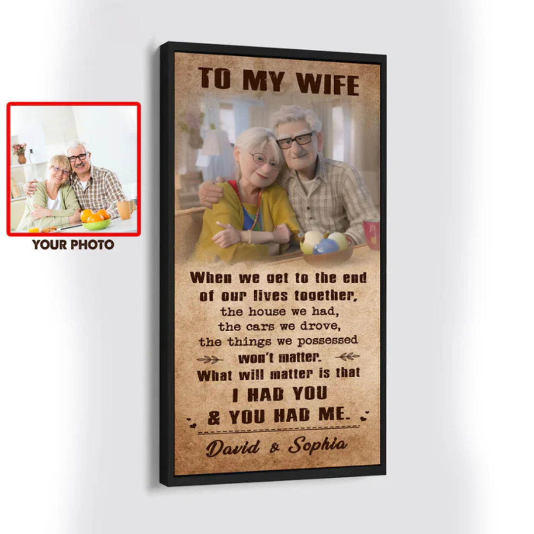 Personalized Anniversary Canvas Print