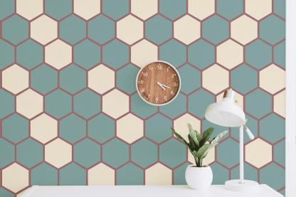 Hex Drift Lattice Remix wallpapers for interior design
