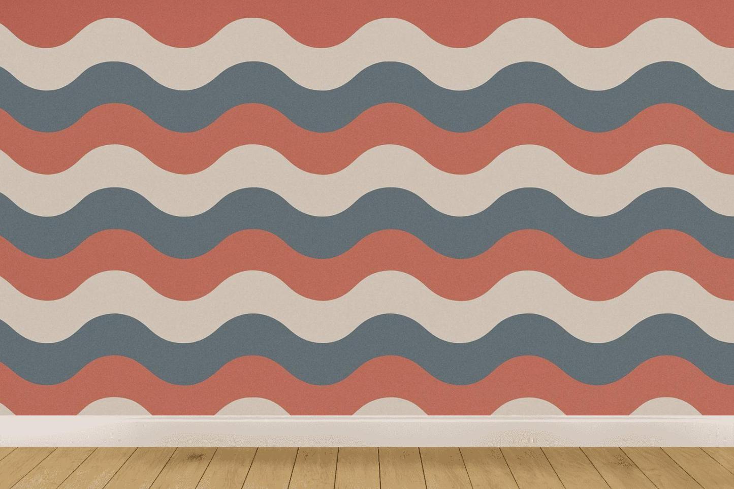 Sine Stripe Stack premium wall decorations