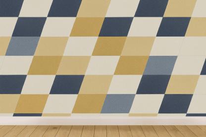 Sheared Grid Glide designer printed wallpapers