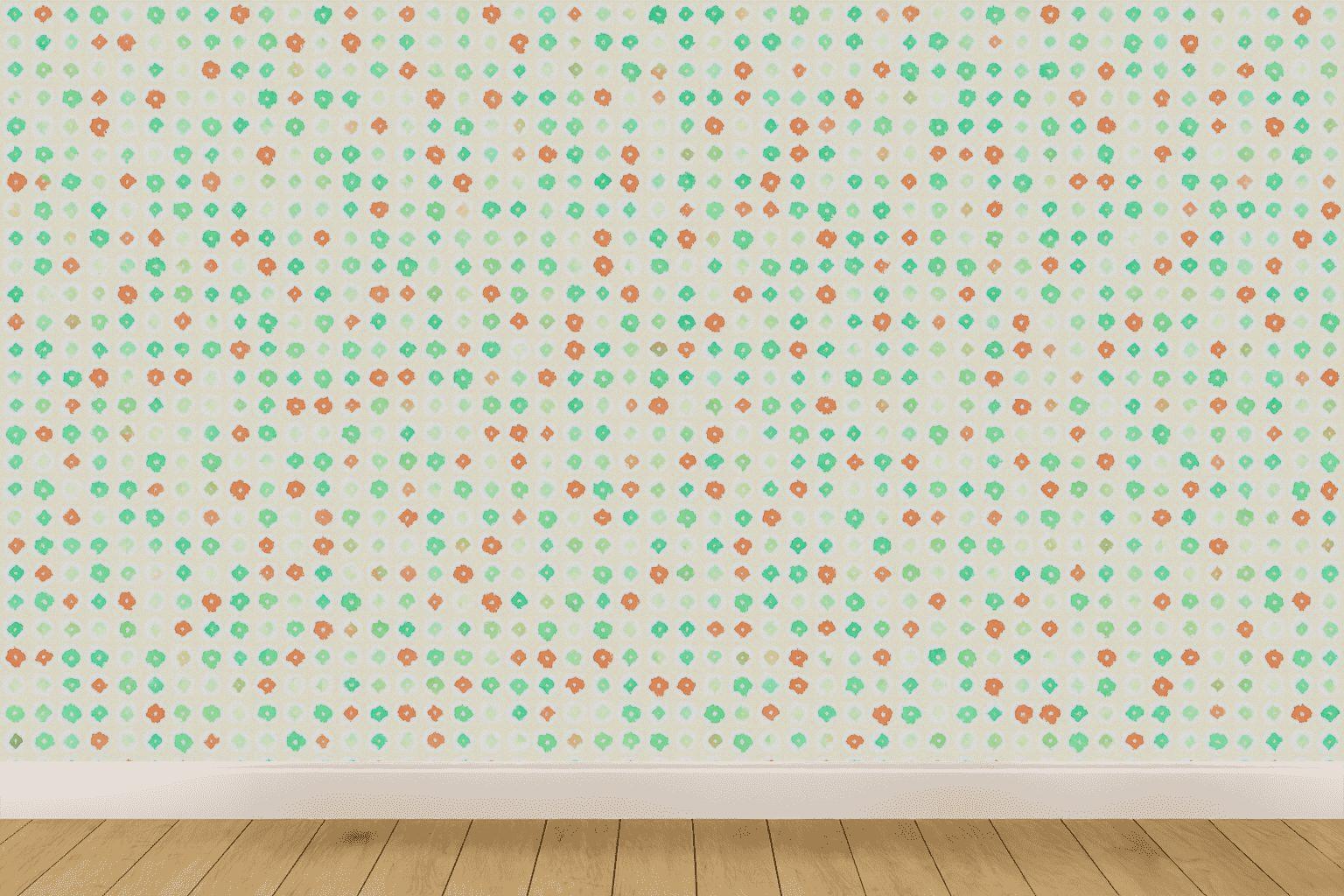 Microdot Scatter Field premium wall decorations