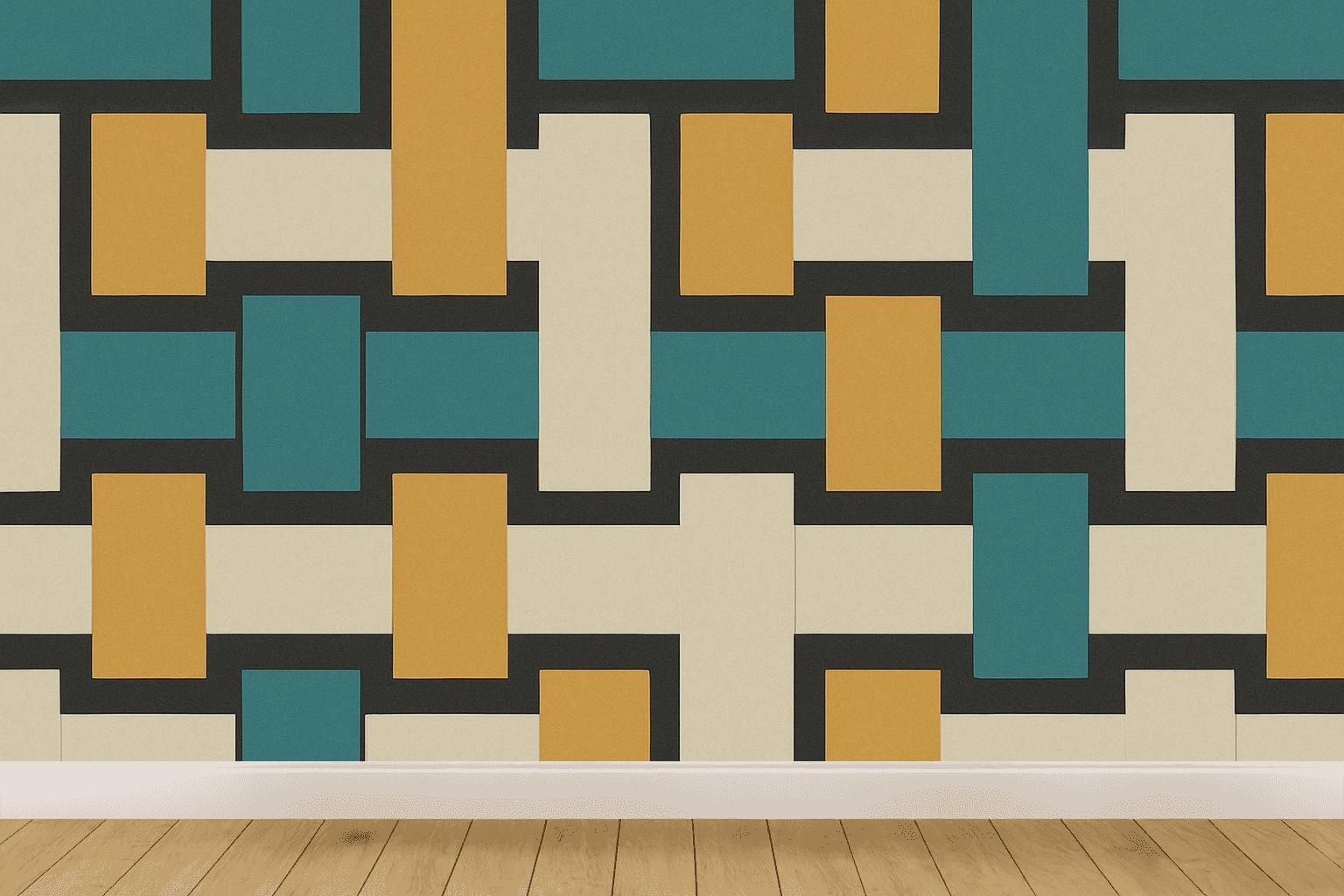 Interwoven Band Lattice stylish home wallpapers