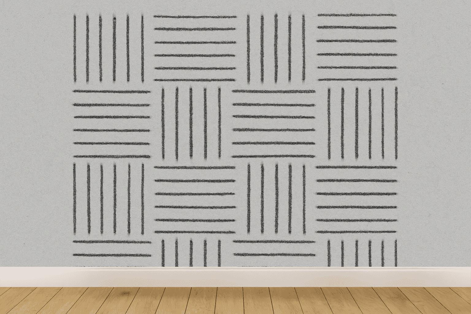 Orthogonal Hatch Study trendy peel wallpapers