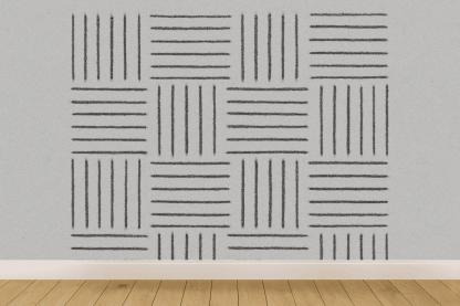 Orthogonal Hatch Study trendy peel wallpapers