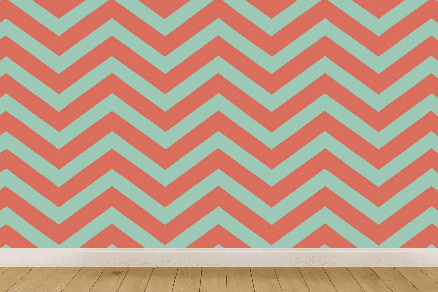 Banded Chevron Weave custom wallpapers