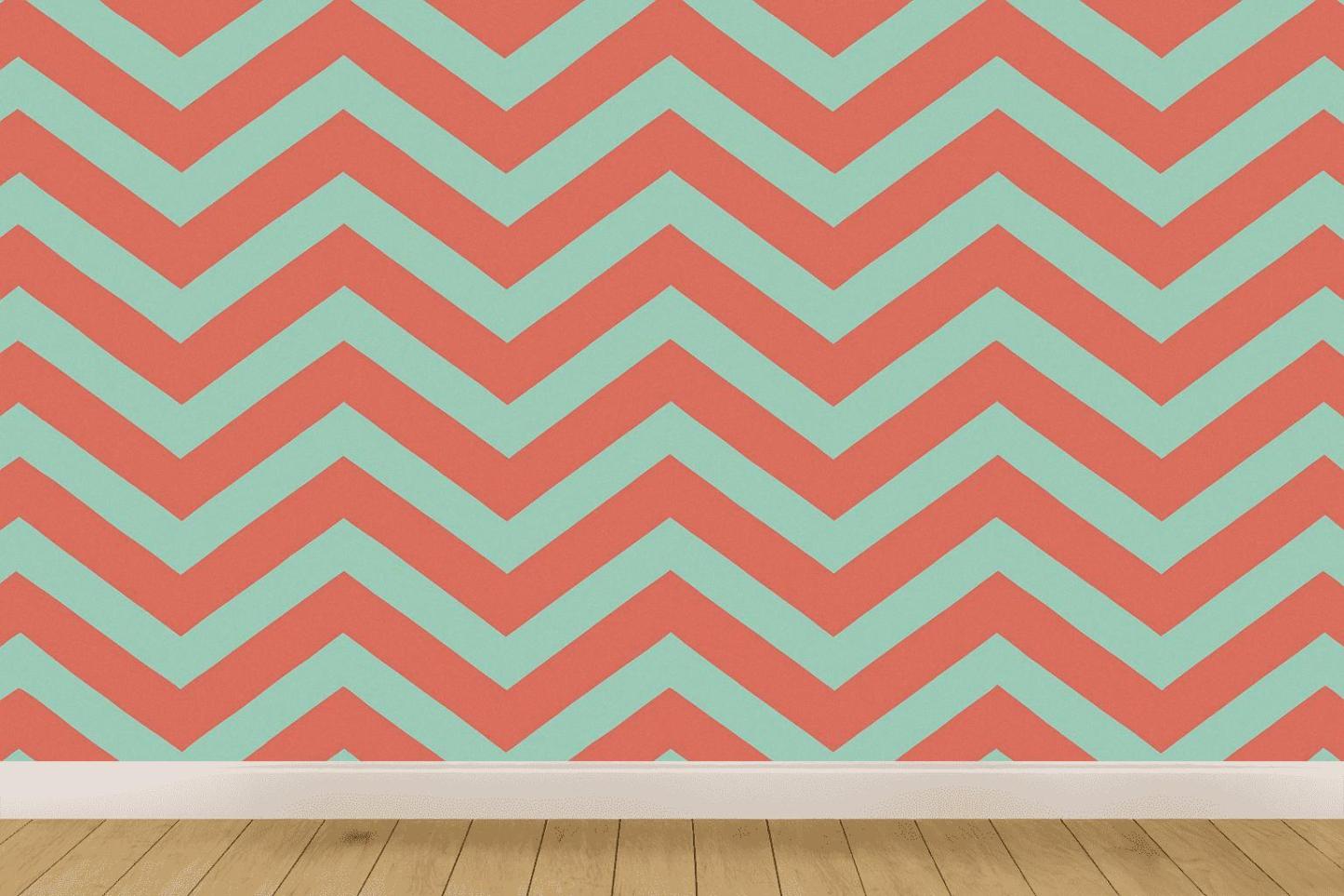 Banded Chevron Weave custom wallpapers