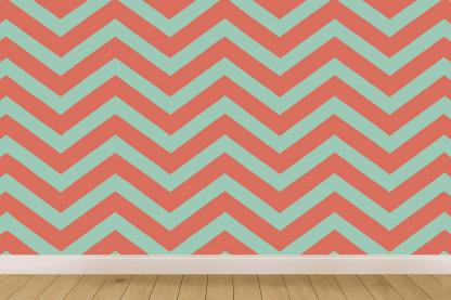 Banded Chevron Weave custom wallpapers