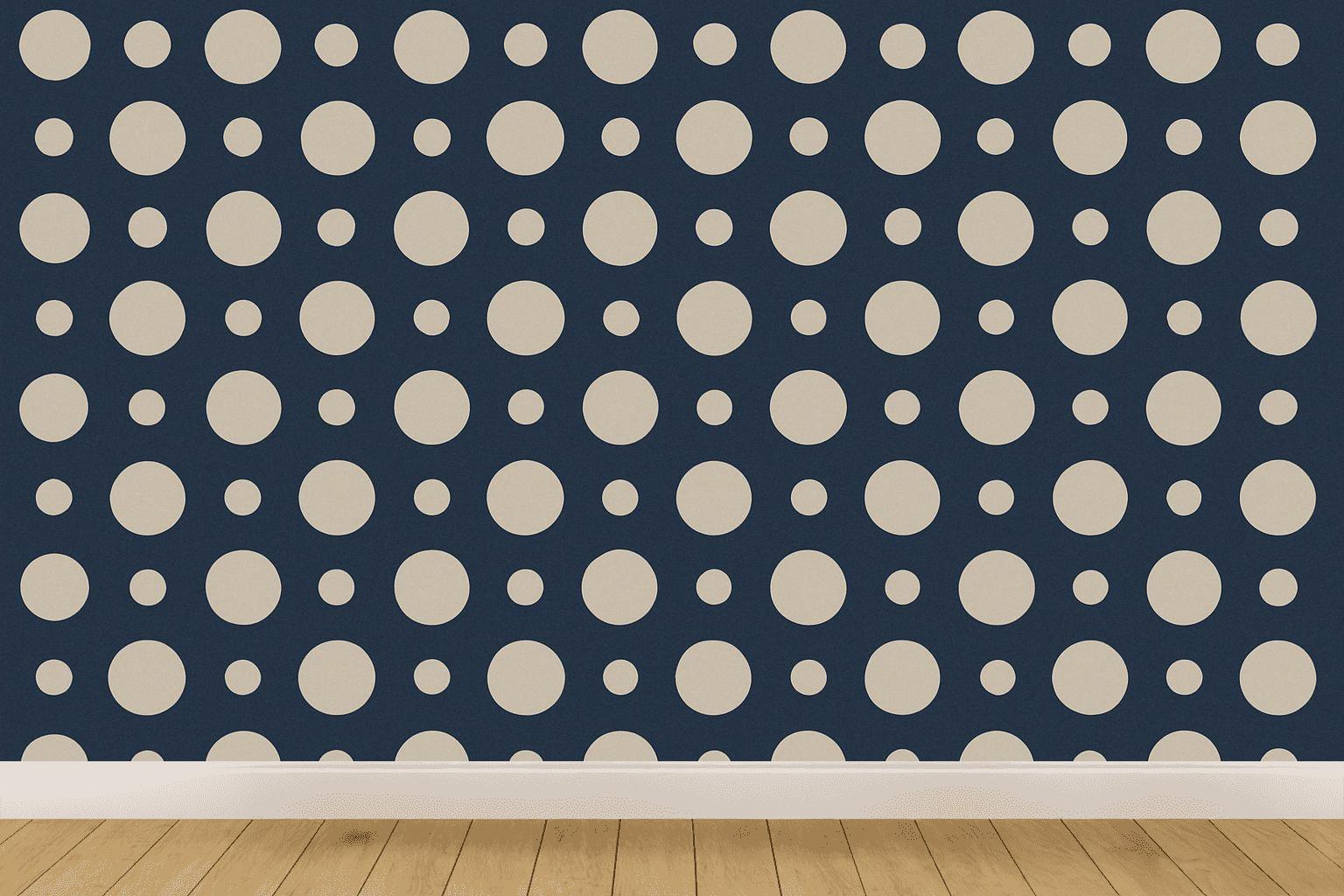 Circular Grid Tessellation premium wall decorations