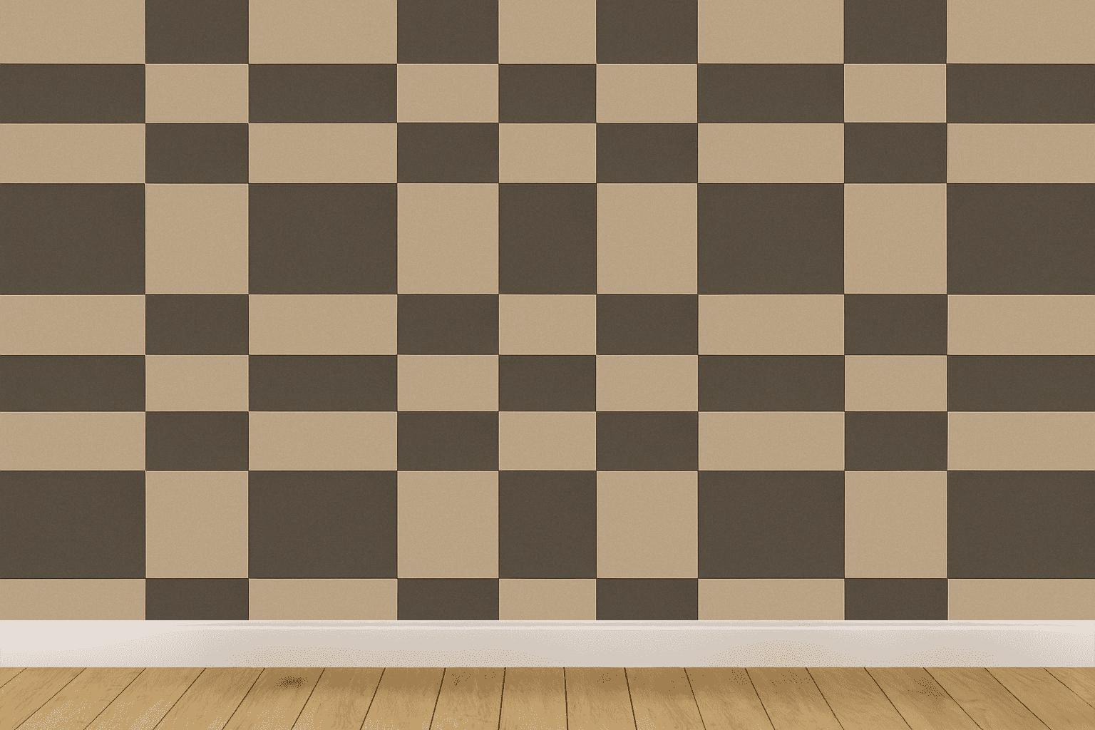 Orthogonal Band Grid decorative wall murals