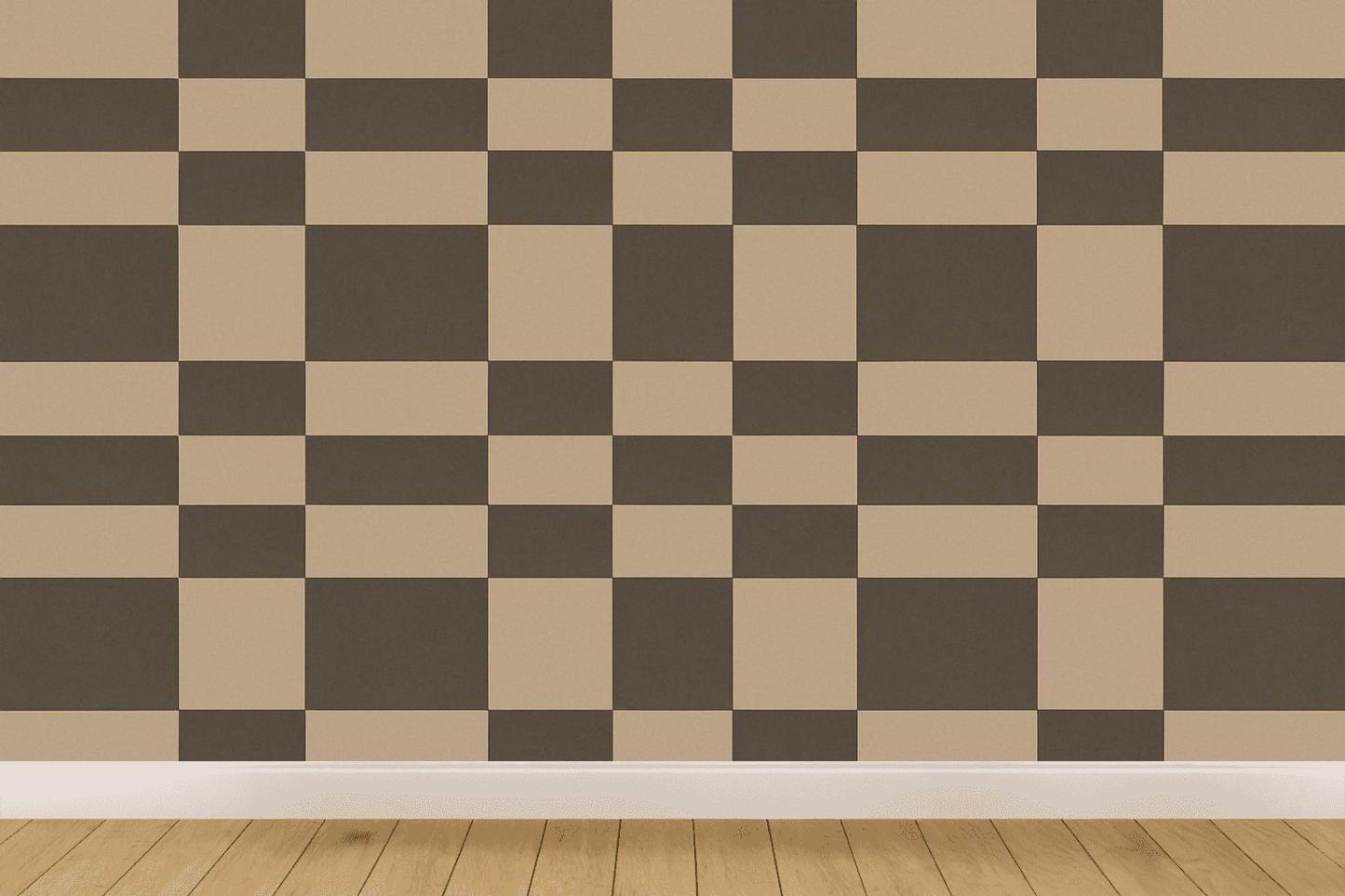 Orthogonal Band Grid decorative wall murals