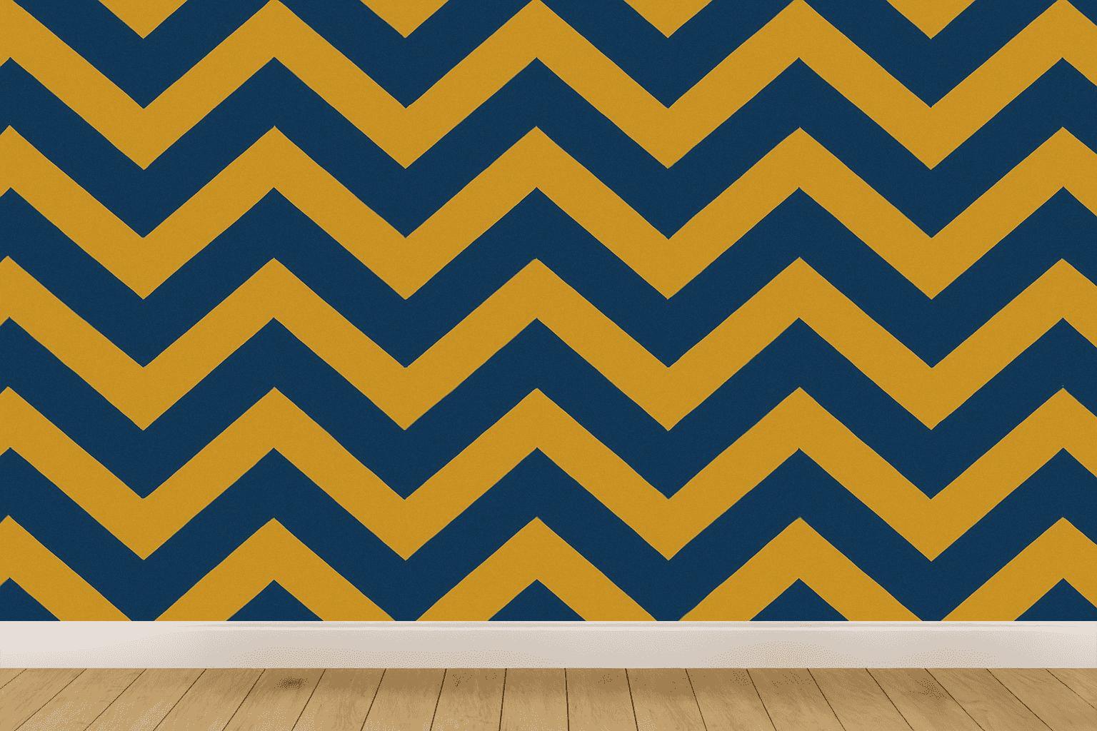 Diagonal Chevron Relay designer printed wallpapers