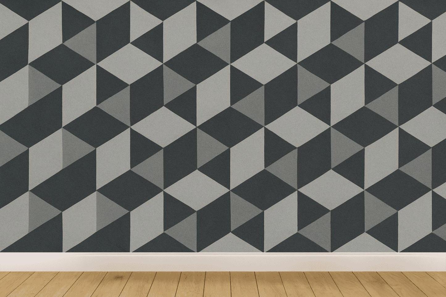 Stacked Rhombus Grid custom wallpapers