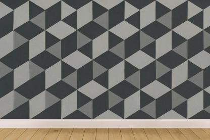 Stacked Rhombus Grid custom wallpapers