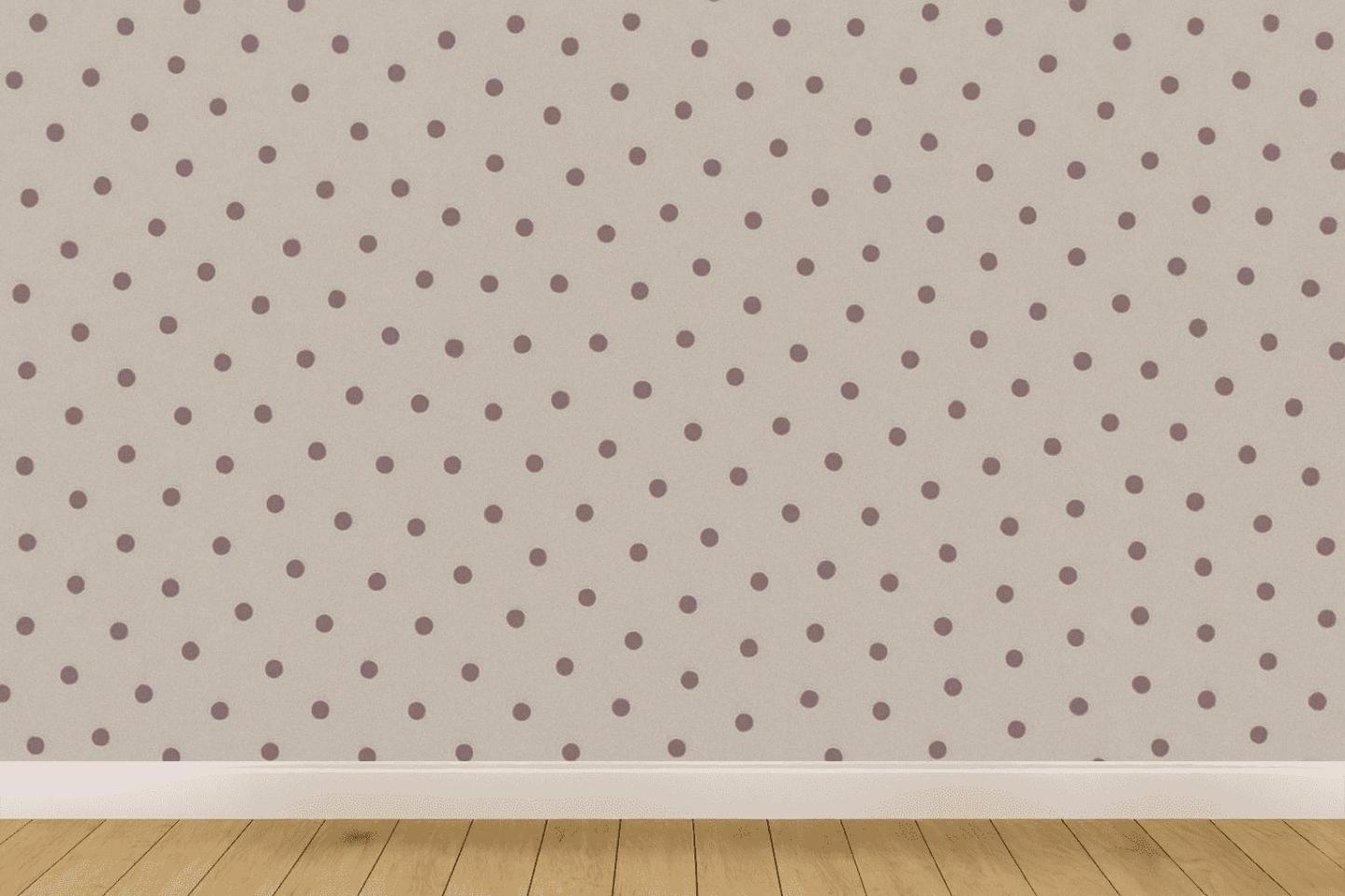 Microdot Scatter Matrix designer printed wallpapers