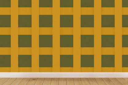 Orthogonal Band Lattice personalized wall coverings