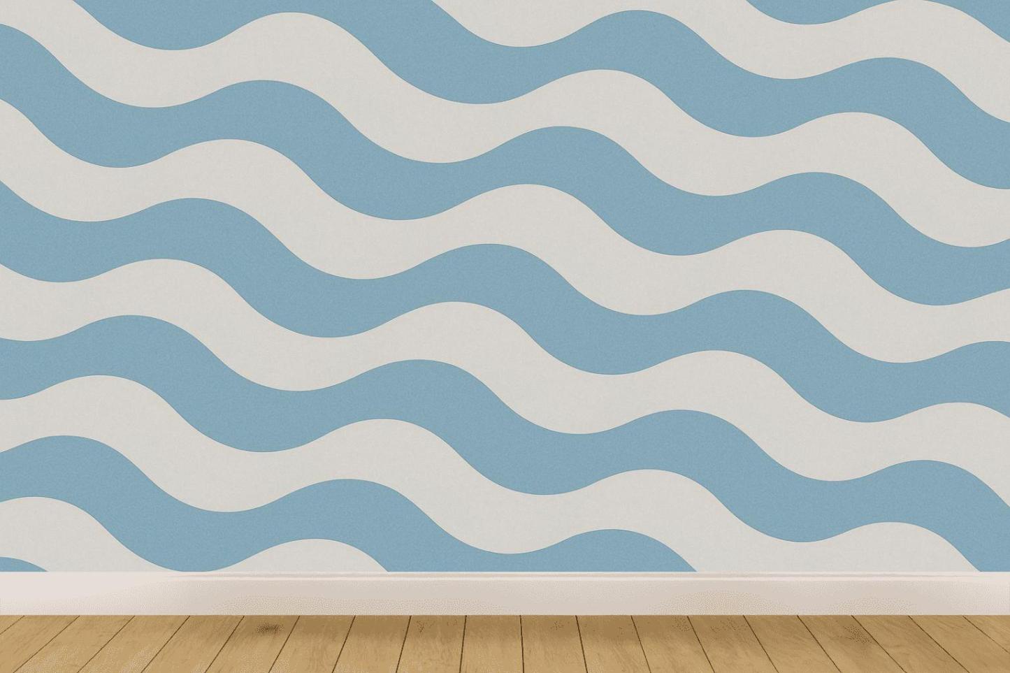 Sliced Wave Form wallpapers for interior design