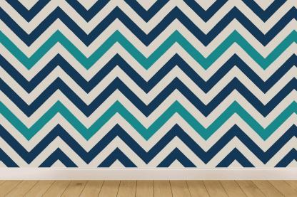 Offset Chevron Chorus decorative wall murals
