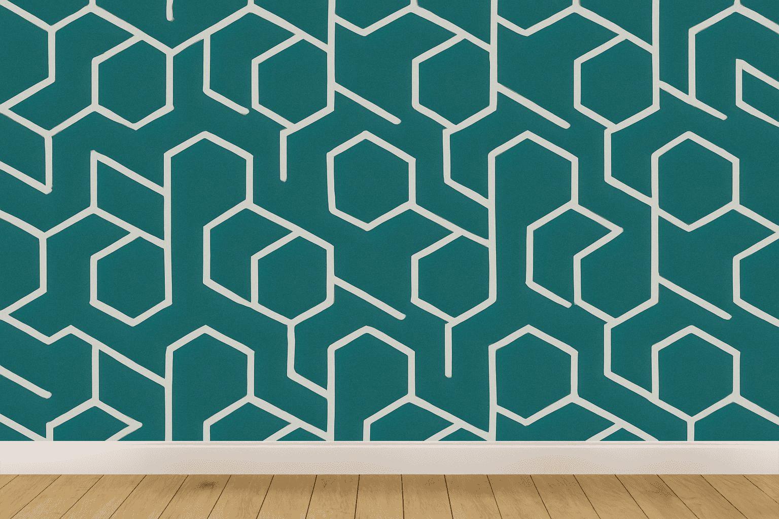 Modular Hex Twist Weave custom wallpapers