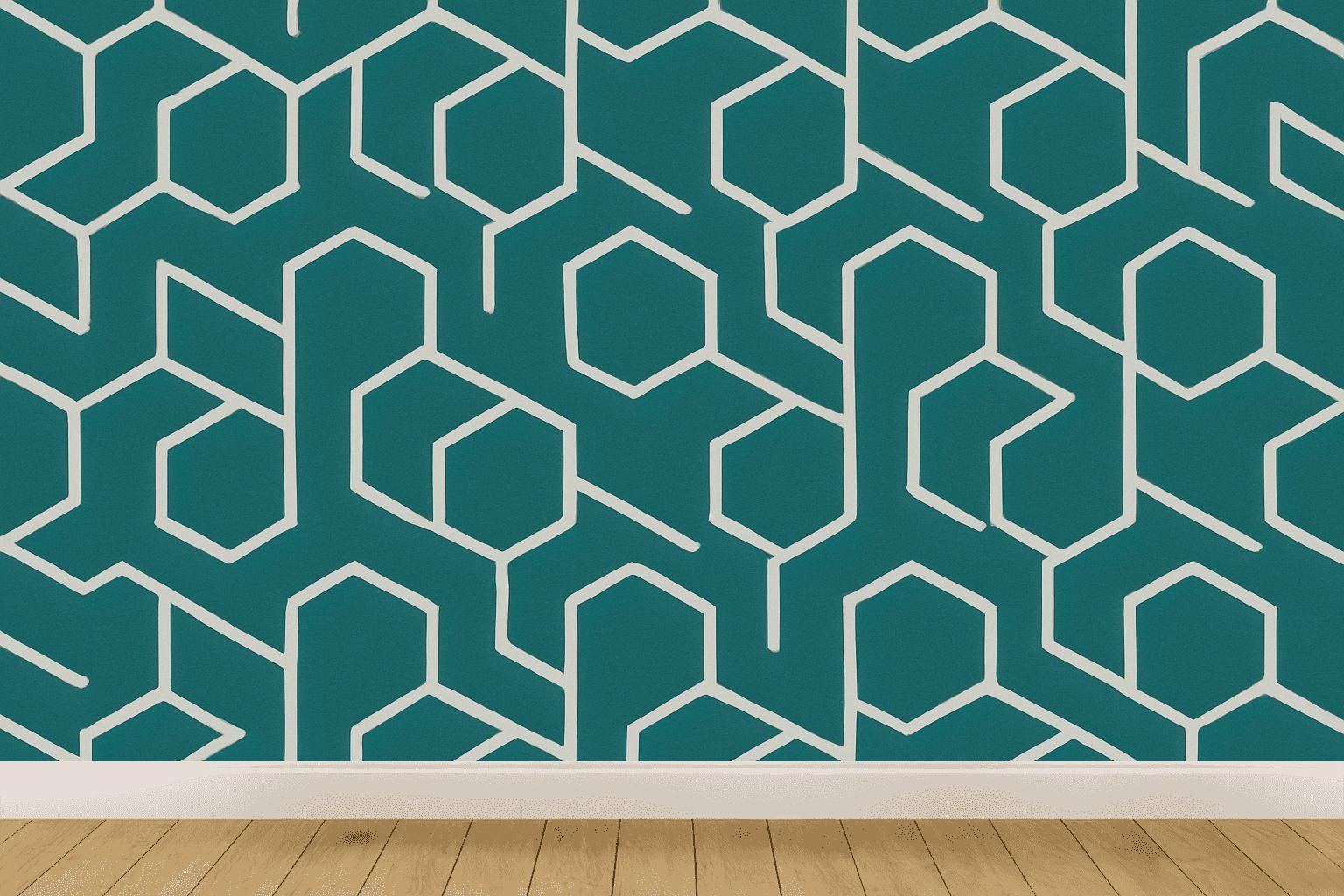 Modular Hex Twist Weave custom wallpapers