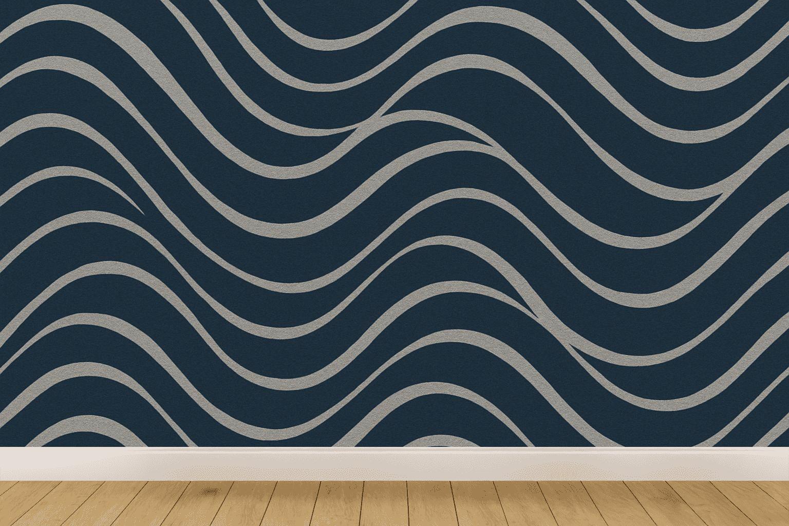 Parallel Wave Interlace premium wall decorations