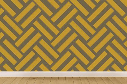Herringbone Band Fusion personalized wall coverings
