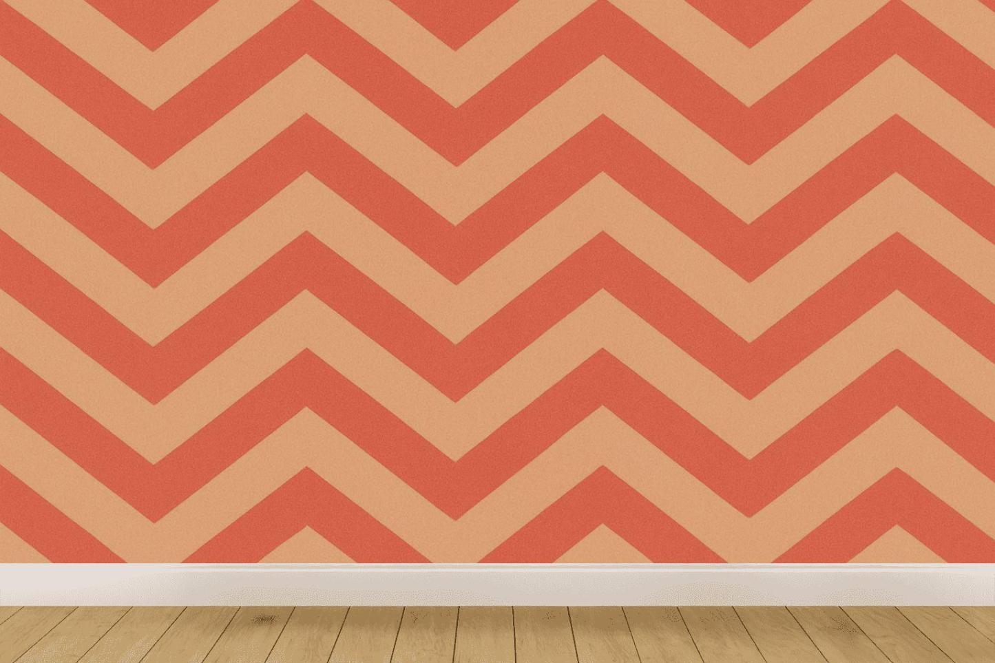 Chevron Pulse Cascade trendy peel wallpapers