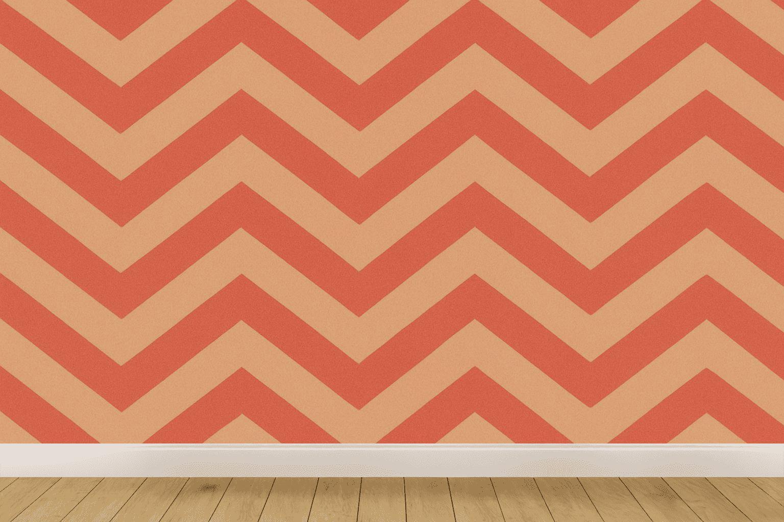 Chevron Pulse Cascade trendy peel wallpapers