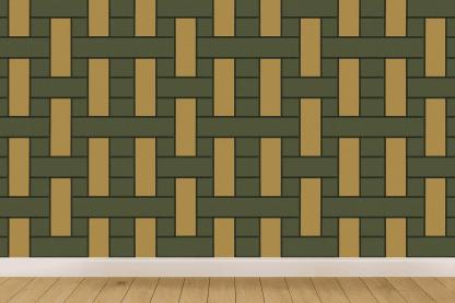 Interlaced Band Lattice personalized wall coverings