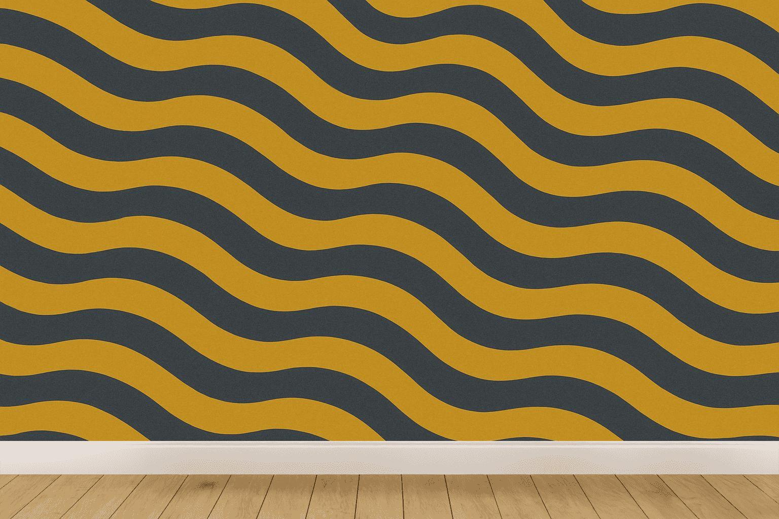 Striped Ribbon Tessellation trendy peel wallpapers