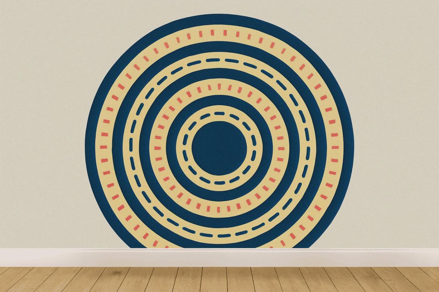 Concentric Track Cycle stylish home wallpapers