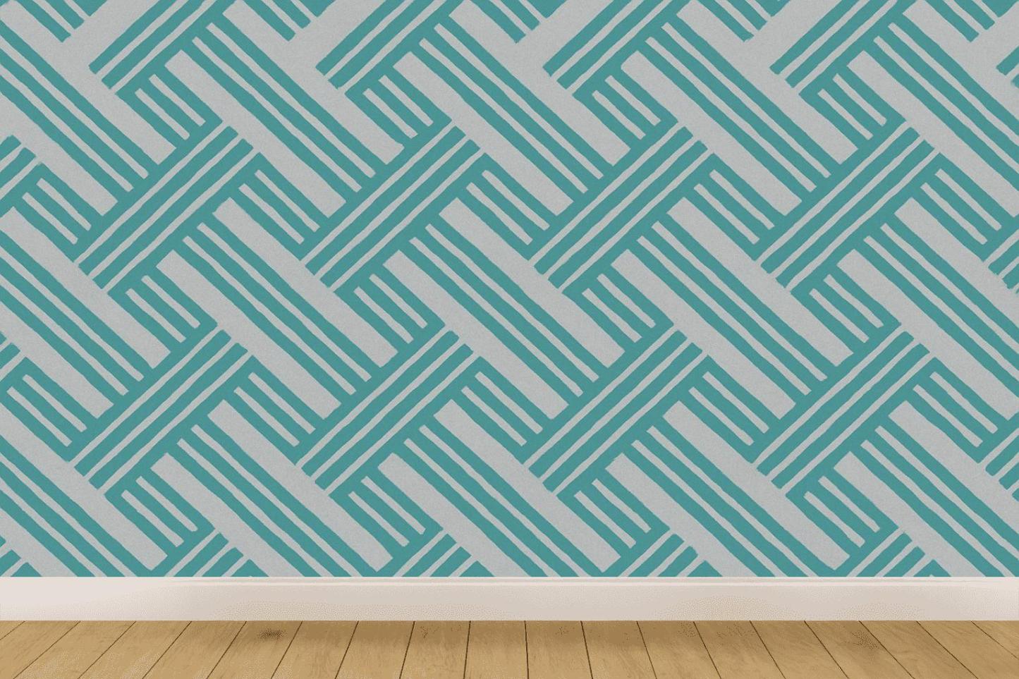 Diagonal Cascade Rails premium wall decorations