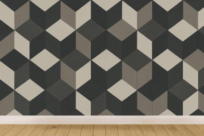 Rhombus Array Stacked Texture decorative wall murals