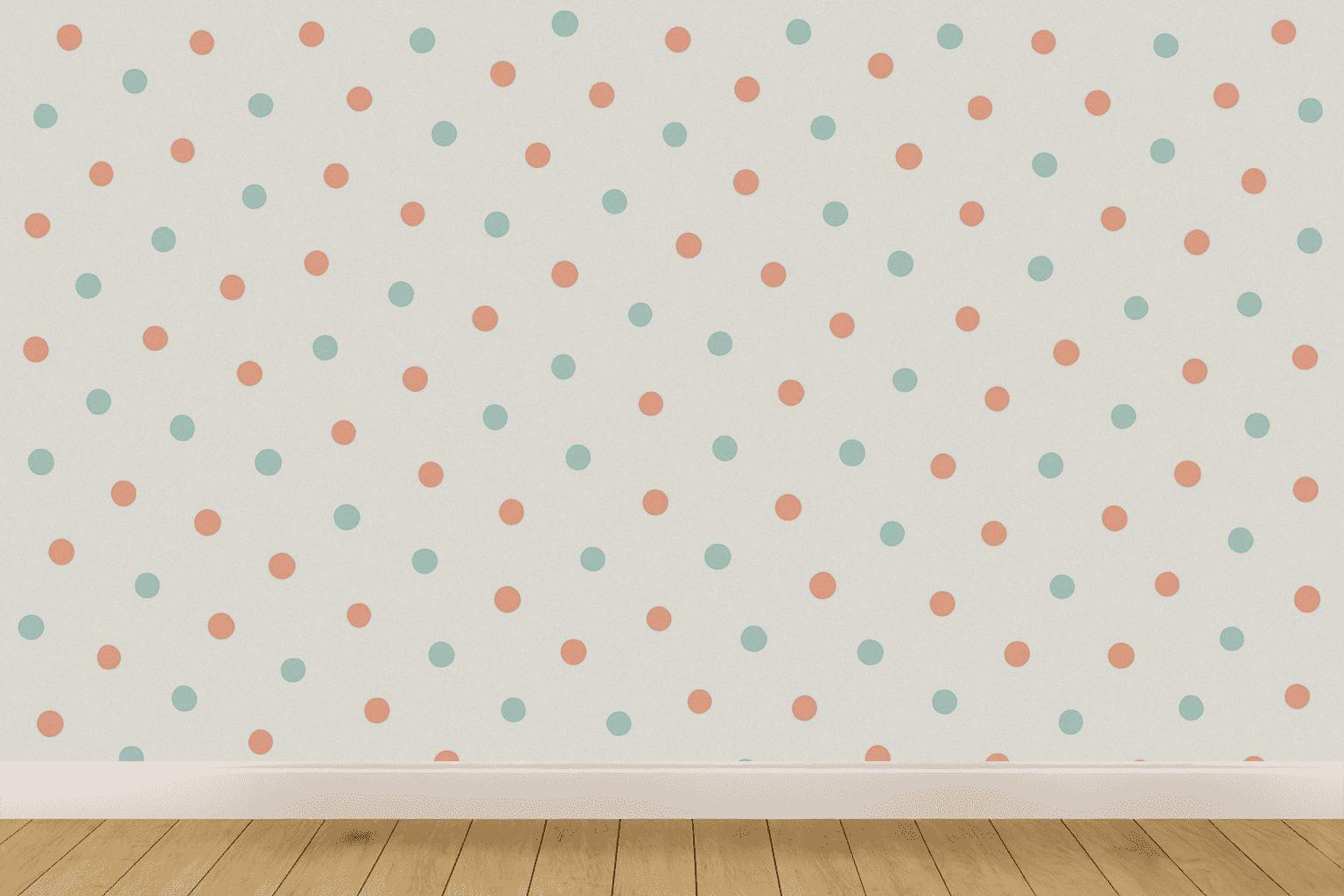 Microdot Field Scatter Composition decorative wall murals