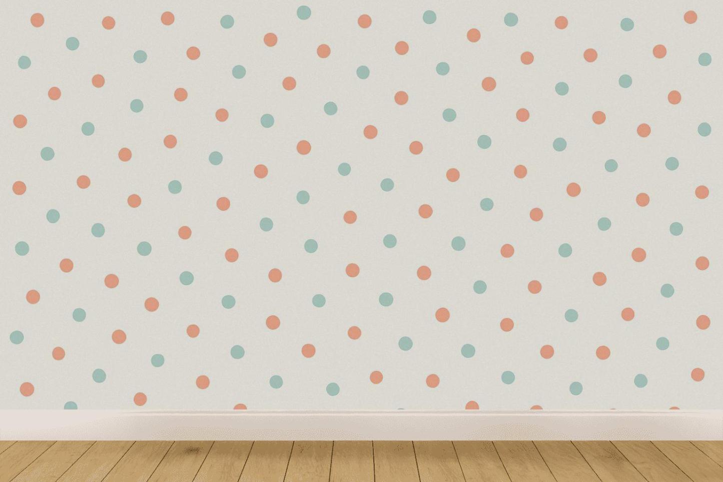 Microdot Field Scatter Composition decorative wall murals