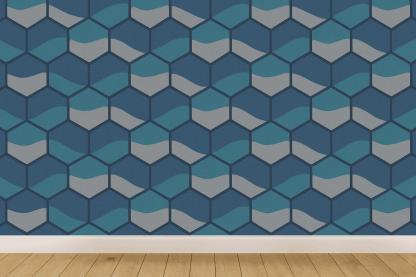 Hex Tiling Driftwave Pattern stylish home wallpapers