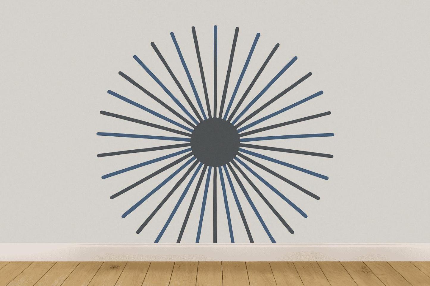 Radial Spoke Register wallpapers for interior design