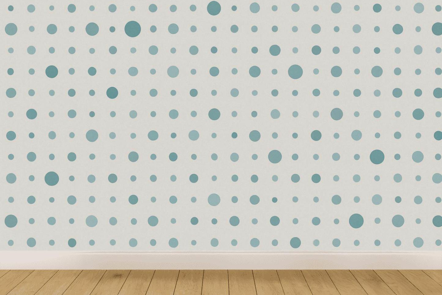 Microdot Scatter Grid designer printed wallpapers