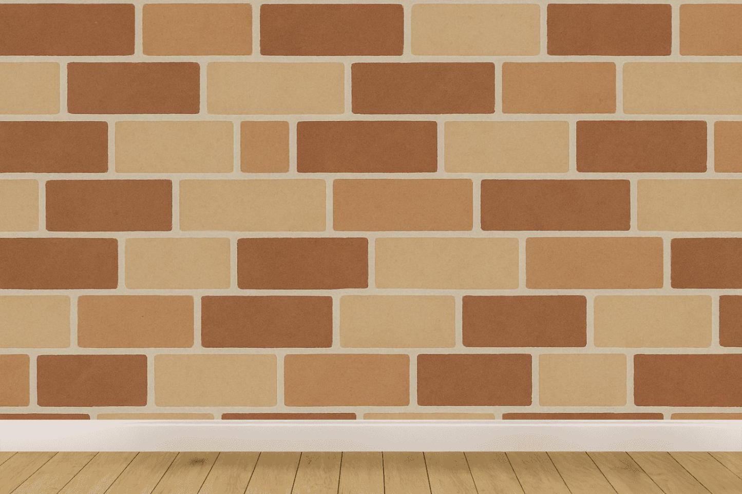 Offset Brick Weave custom wallpapers